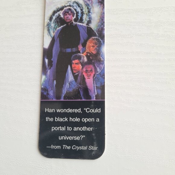 Vintage 90s Star Wars Lucas Films Antioch Crystal Tassel Bookmark 1994 KBO-10829 - Picture 5 of 9